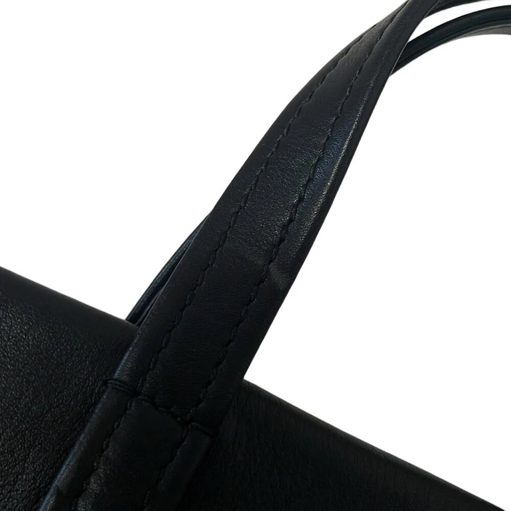BALENCIAGA Laundry Cover XS Black Leather - Handbag 477-052625 - Picture 8 of 10